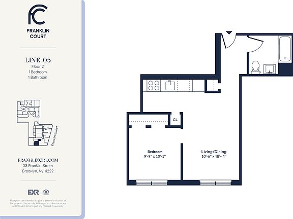 2nd image of 33 Franklin St #205