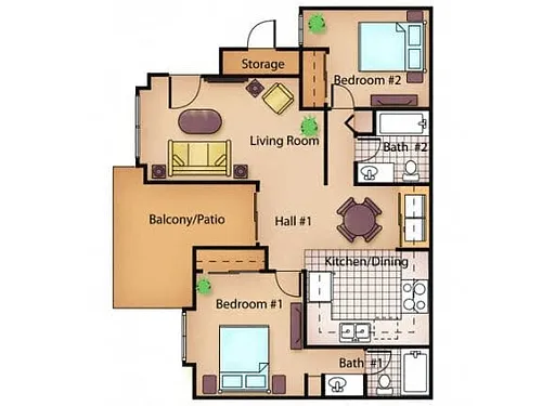 Floor plan The Maple