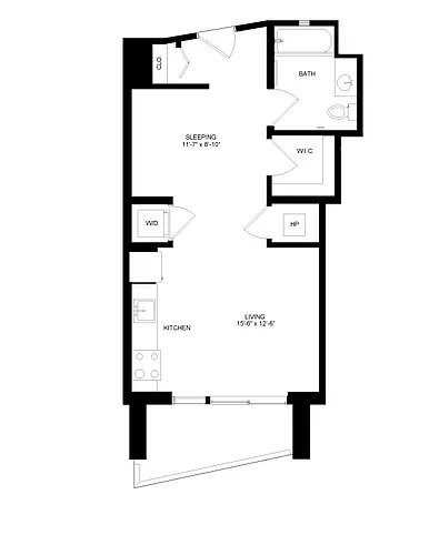 Floor plan Studio-9