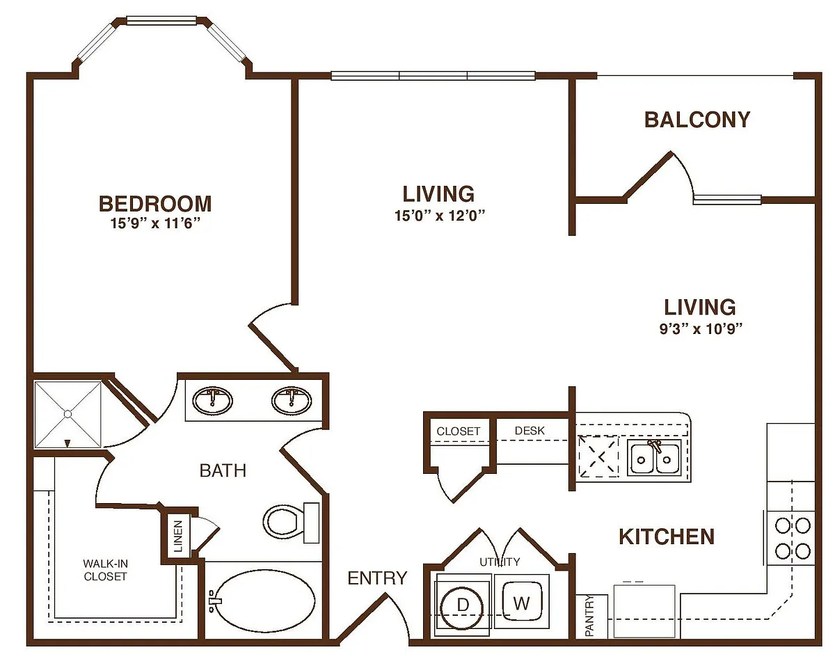 Floor plan The Dorchester