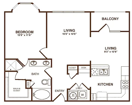Floor plan The Dorchester