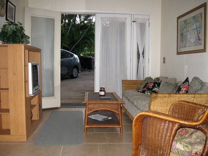 Looking from living room