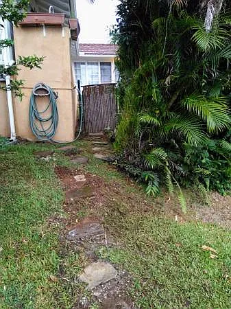 Gated entrance !
