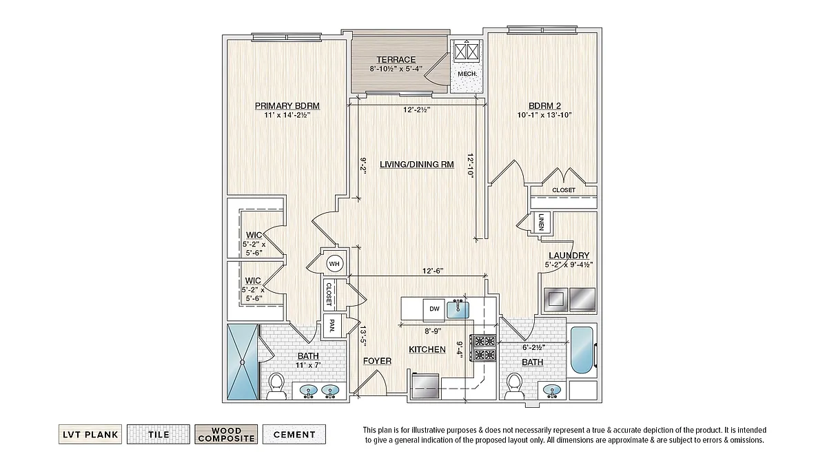Floor plan The Magnolia B-1