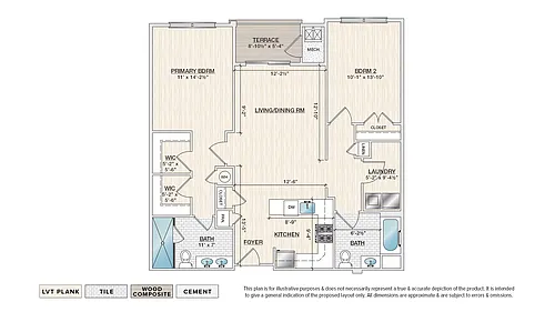 Floor plan The Magnolia B-1