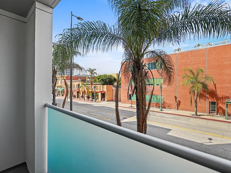 Patio with a Street View