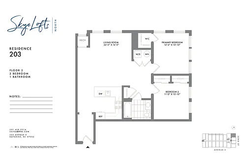 Floor plan 203