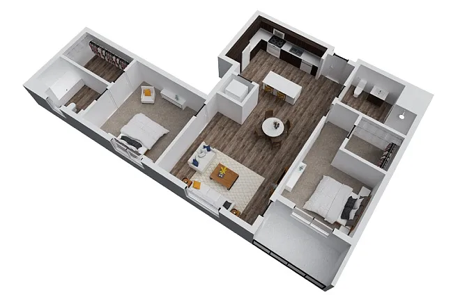 Floor plan Mt Bross