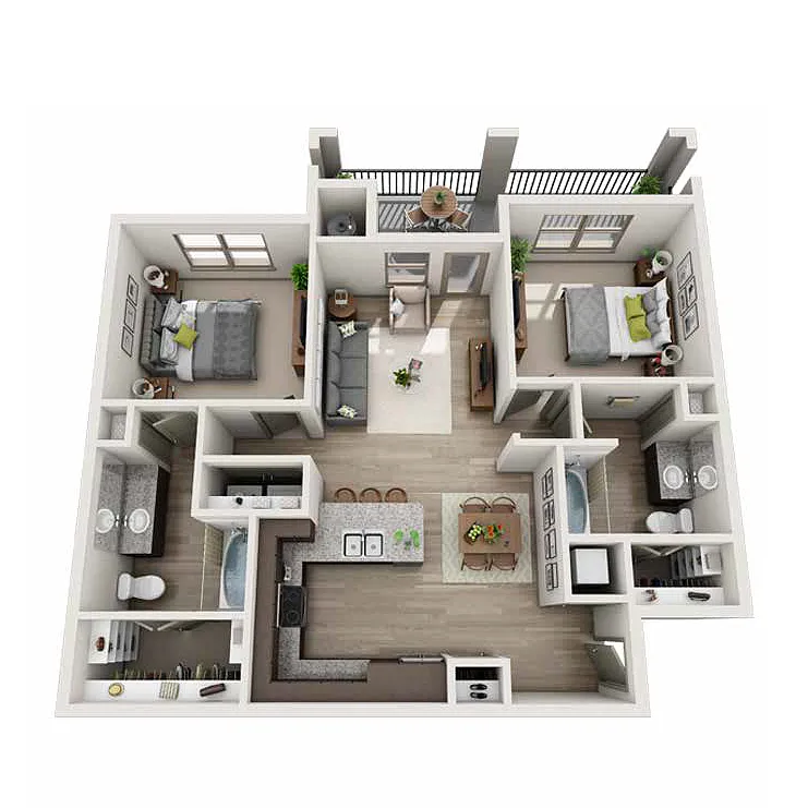 Floor plan B2-A-Fitz Roy