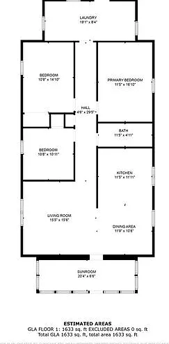 3 bed, 1.0 bath, 1534 sqft, $1,695 — Photo 3