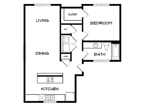 Floor plan The Bluebonnet