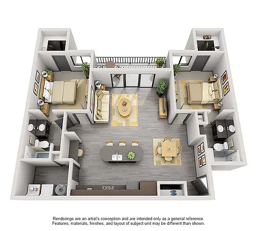Floor plan 2X2