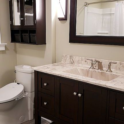 New upstairs bathroom 2019