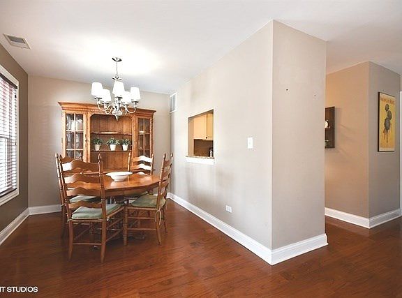 Separate Dining area with new Chandelier