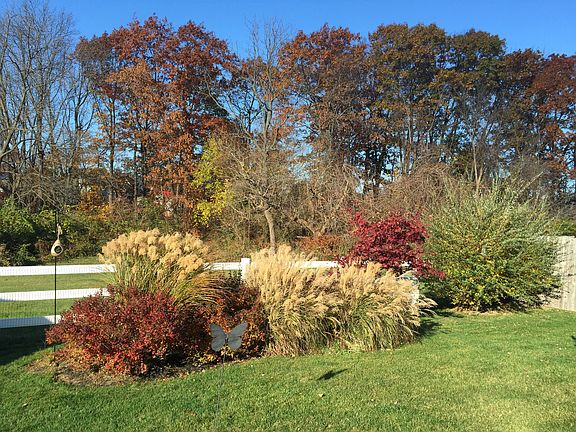Fall view of custom Garden