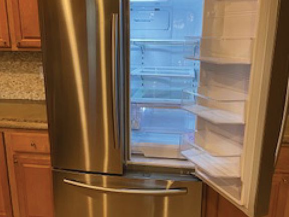 Stainless steel fridge