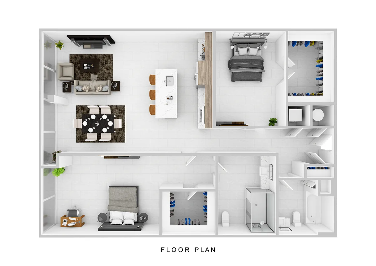 Floor plan B1B