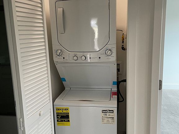 In unit washer and dryer