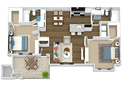 Floor plan B3