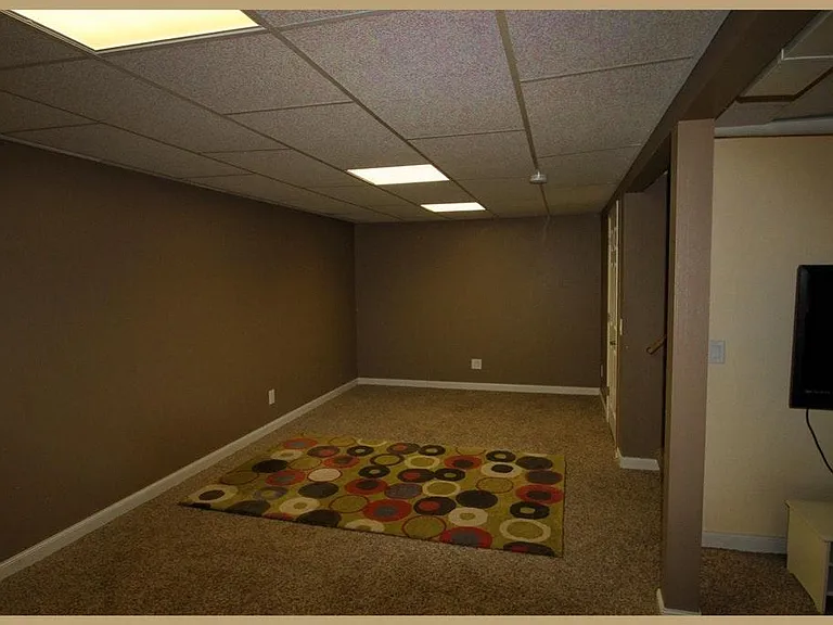 Large finished basement
