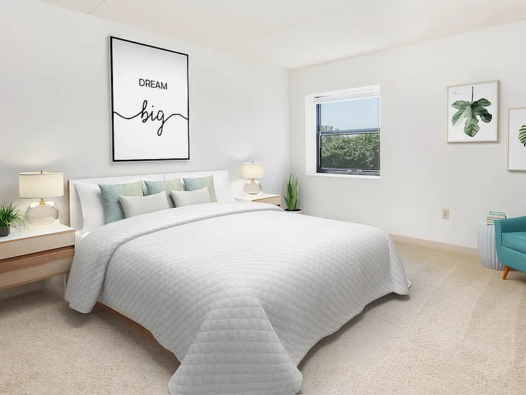 Carpeted Bedroom