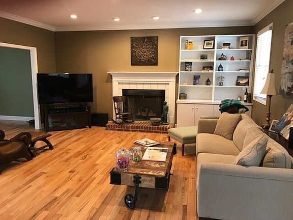 Cozy fireplace