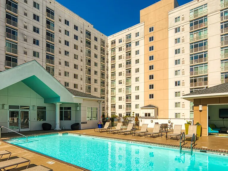 Hang out by the pool on a sunny day