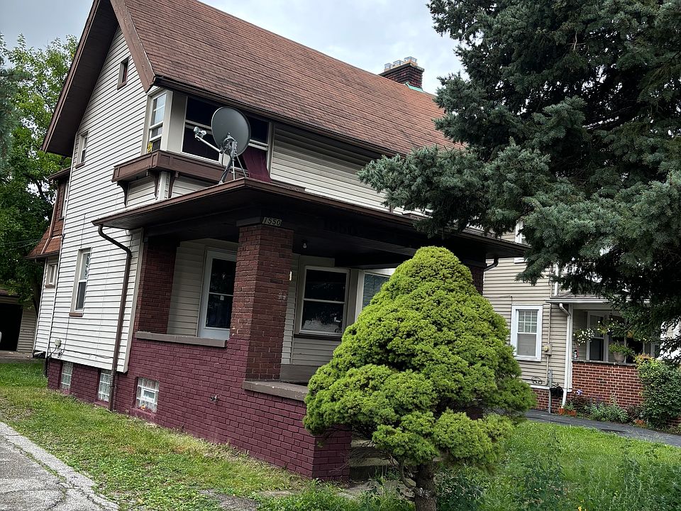 Front and side view of property