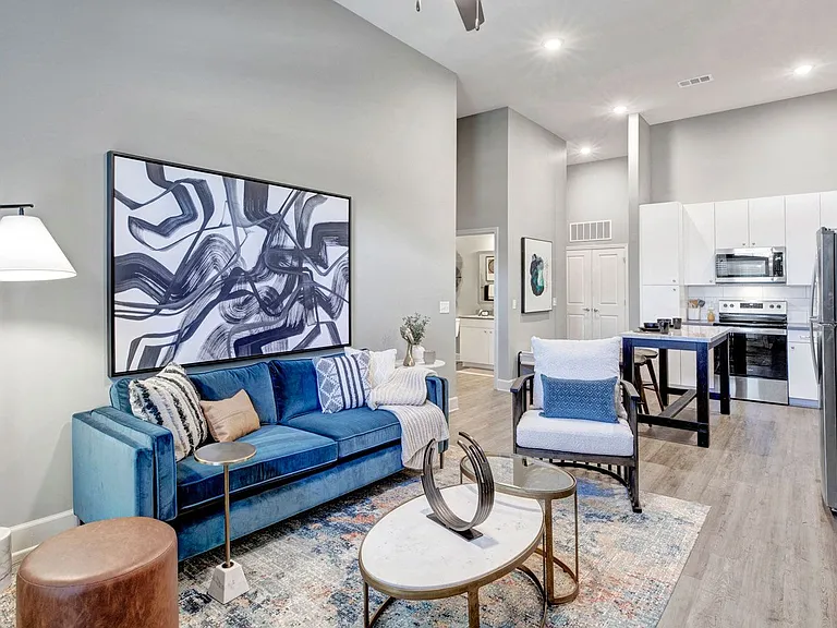 Living Room and Dining Area