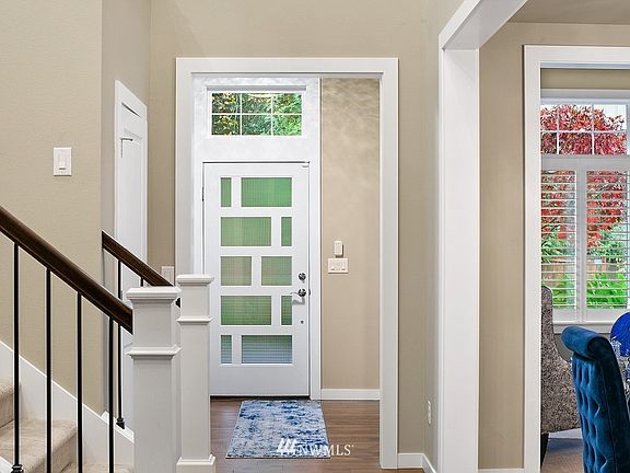 Front door from the inside