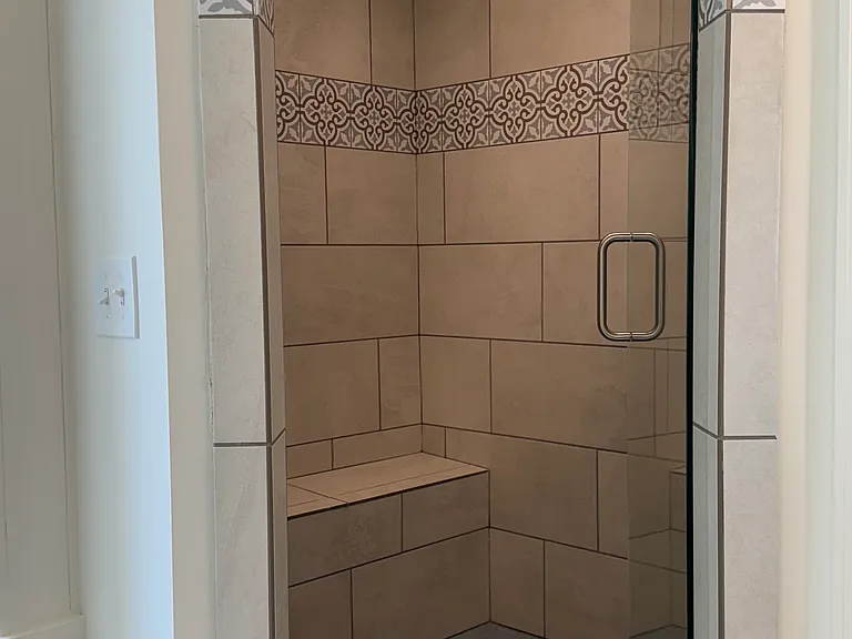 Master bedroom shower