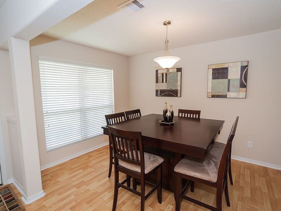 Formal dining room off foyer