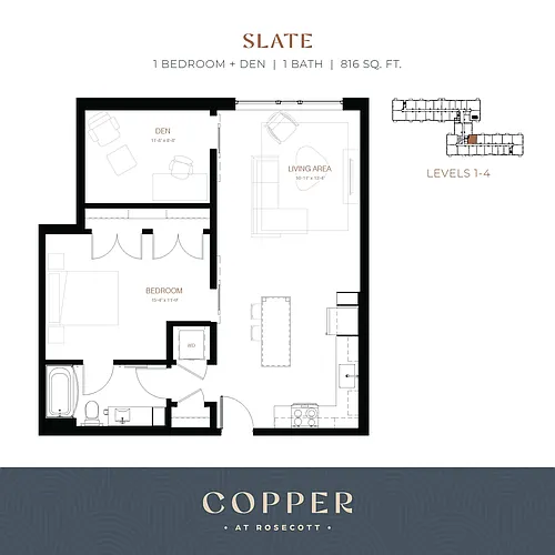Floor plan Slate - Plus Den