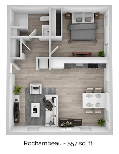 Floor plan Rochambeau