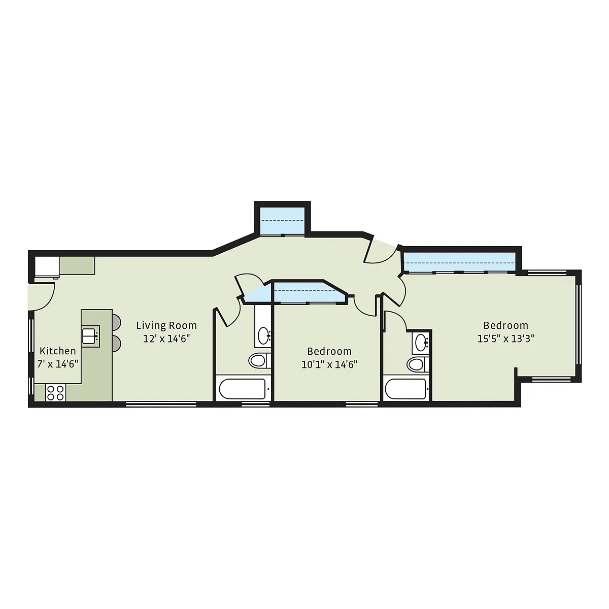 Floor plan 5350-2bD
