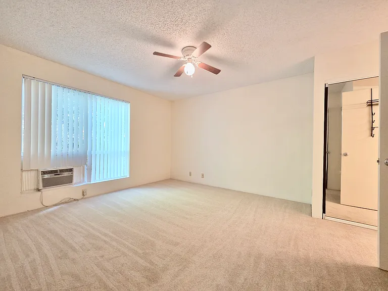 Primary Bedroom with AC and New Carpet