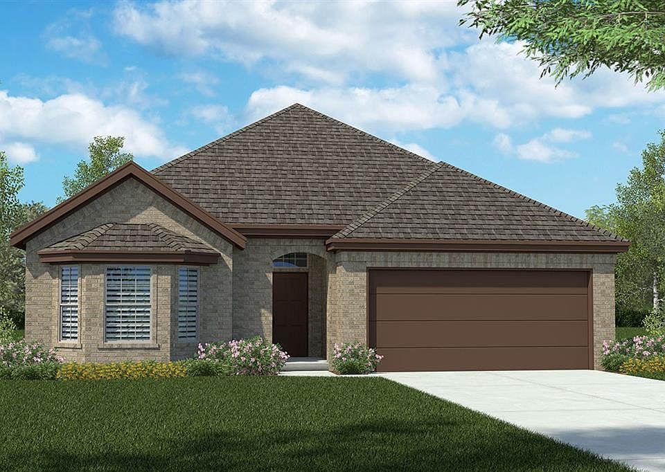 D.R. Horton's Crownpoint Floorplan Elevation H. Photos shown here may not depict the specified home & features included are for illustration purposes only.