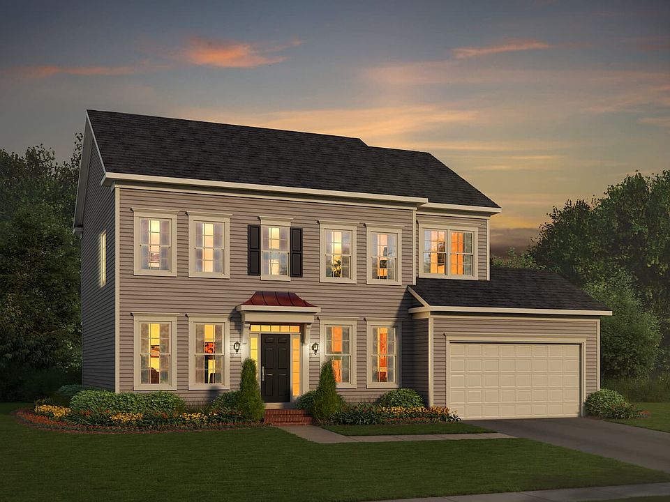 Elevation 1 of the Brighton a home design by Brookfield Residential at The Bluffs at Sleeter Lake