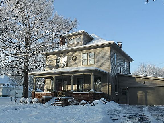 Both chimneys w/new caps.