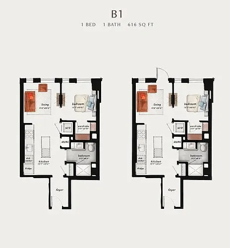 Floor plan B1