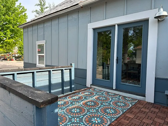 Deck off kitchen