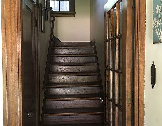 Staircase from foyer