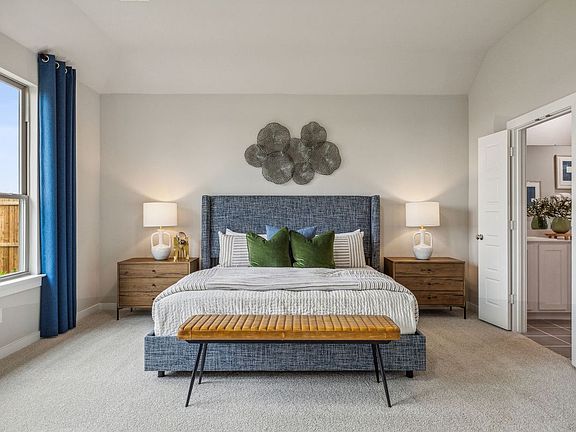 Primary Suite in the Stanley II home plan by Trophy Signature Homes - REPRESENTATIVE PHOTO