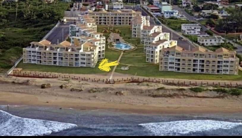 The yellow mark indicates the location of the apartment.