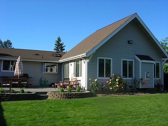 Rear of house with patio