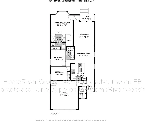 3 bed, 2.0 bath, 1512 sqft, $1,845 — Photo 2