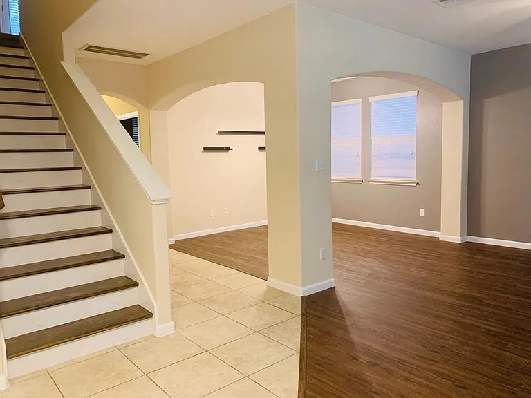 New flooring and staircase as part of the remodel