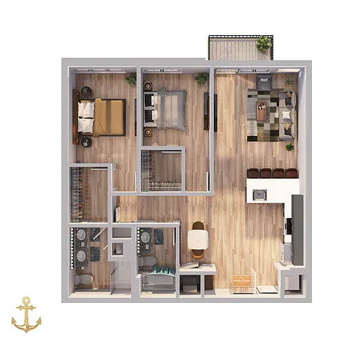 Floor plan B15