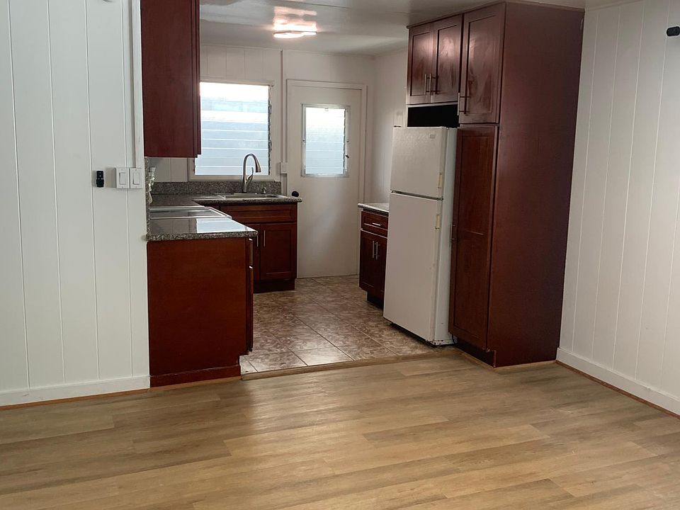 Living room and kitchen