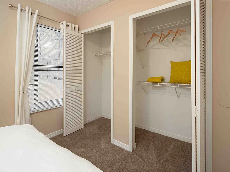 Spacious Closets Throughout